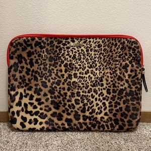 Stella & Dot Leopard Print Laptop Bag